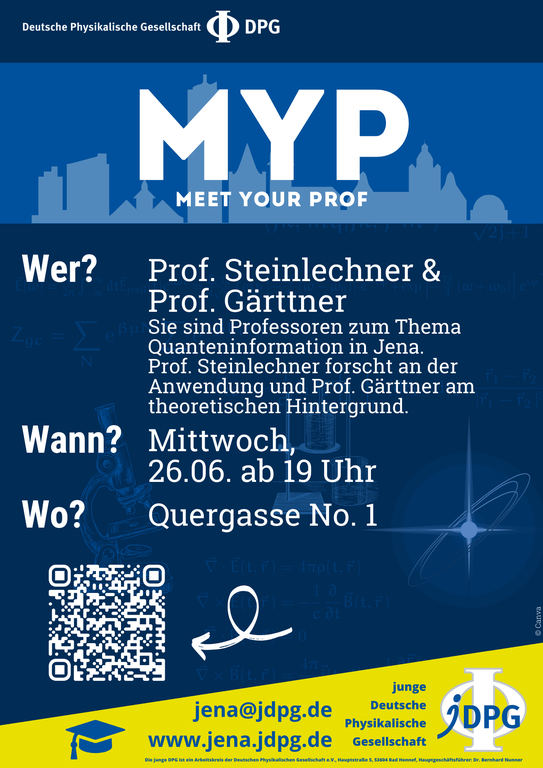 MYP mit Prof. Gärttner & Prof. Steinlechner