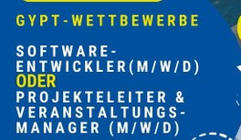 Projektleitung Veranstaltungsmanagement und Softwareentwicklung für GYPT-Wettbewerbe (m/w/d) gesucht!