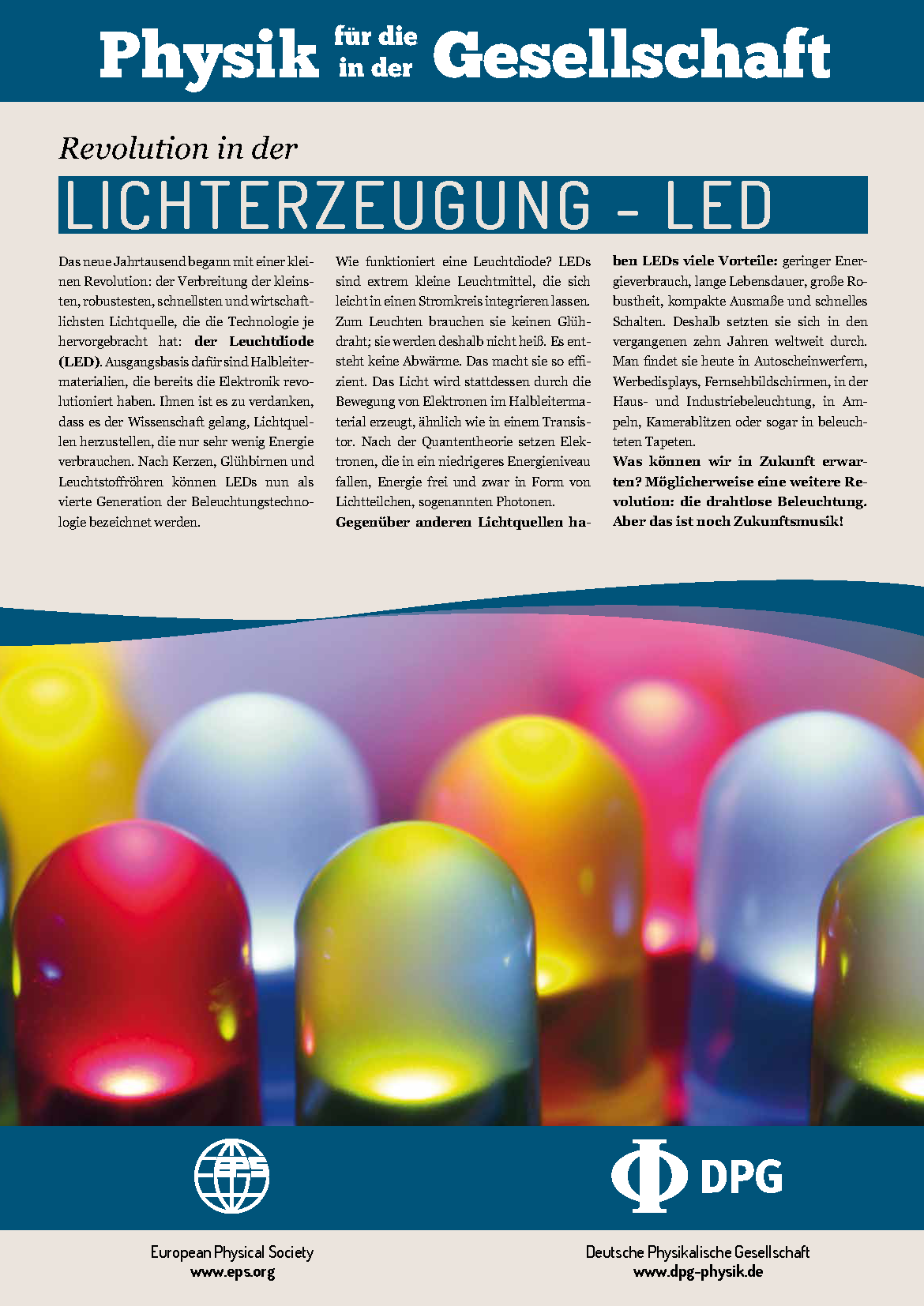 Revolution in der Lichterzeugung - LED — DPG